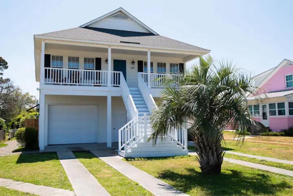 Beach Bum Bungalow Carolina Beach Eksteriør billede